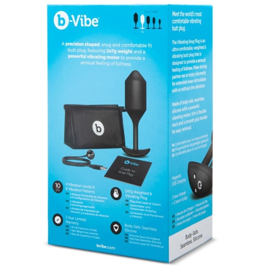 Вибро-пробка b-Vibe Snug Plug 4